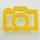 Kamera - stilisiert | "Sandwich" aus klarem und gelben Acrylglas | ca. 145 mm lang