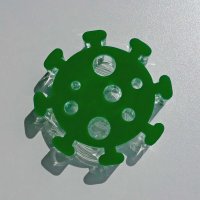 Virus - stilisiert | Deko passend zum Brettspiel &quot;Pandemic&quot; | Acrylglas 